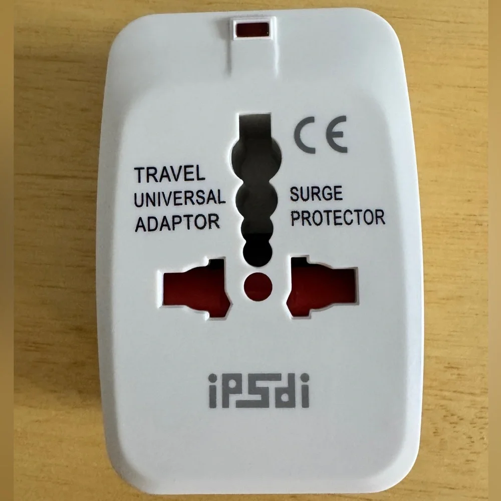 PSD White Universal Travel Conversion Plug Adapter - 10A 110-250V